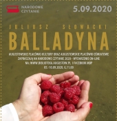 Więcej o: on-line „Balladyna” Narodowe Czytanie 2020